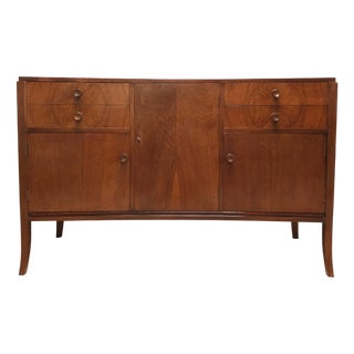 Vintage Walnut Sideboard by Maple Furniture For Sale