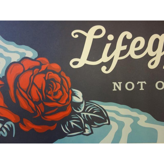 Shepard Fairey, Lifeguards Not on Duty, Screenprint For Sale - Image 4 of 7