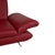 Leather Armchair in Red with Manual Function by Koinor Rossini For Sale - Image 6 of 17
