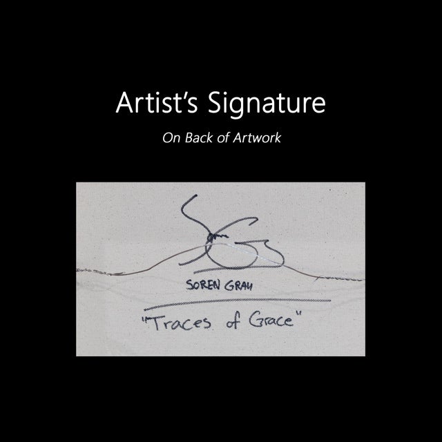 Traces of Grace - Contemporary Abstract Figurative Mixed Media Original Artwork by Soren Grau For Sale - Image 9 of 9