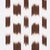 Traditional Sample - Schumacher Izmir Ikat Stripe Fabric in Cocoa For Sale - Image 3 of 4