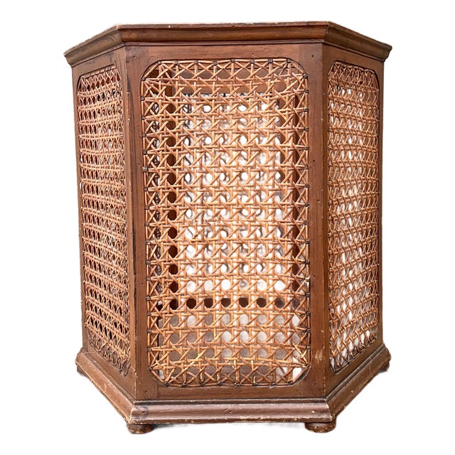 Vintage Two Drawer Wooden Storage Box For Sale