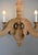 French Provincial 4-Arm Chandelier in Oak, 1890s For Sale - Image 13 of 16