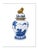 Pair of Large blue and white Ginger jars. Each jar features a beautifully detailed hand-applied scenic motif inspired by...