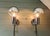 Motoko Ishii Space Age Wall Sconces in Chromed Metal by Motoko Ishii for Staff Leuchten, 1970, Set of 2 For Sale - Image 4 of 17