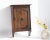 Wood Vintage Wall Cabinet with Marquetry Details, 1930s For Sale - Image 7 of 13