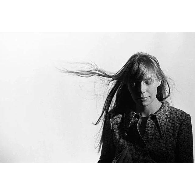 Joni Mitchell, 1968. 14x11 Photograph Print by Ed Thrasher For Sale