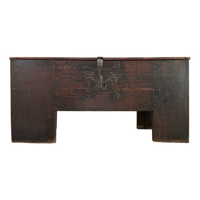 Antique Gothic Stollen Chest, 1550 For Sale