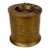 Vintage Middle Eastern Etched Brass Cigarette Humidor Canister W/ Ashtray For Sale