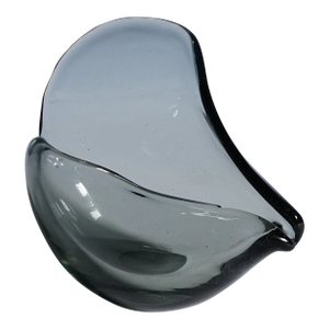 Vintage Art Glass Bowl by Flavio Poli for Seguso Murano 1940s