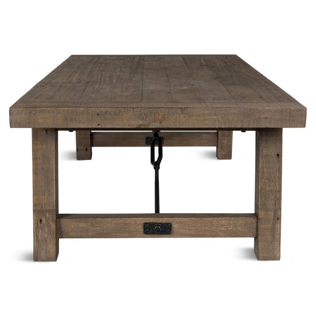 Farmhouse Farmhouse Bristol Pine & Iron Coffee Table For Sale - Image 3 of 3