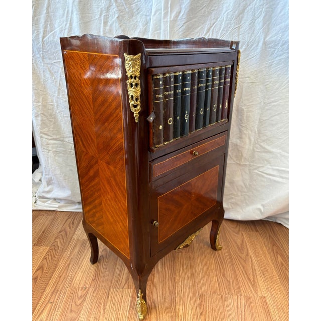 Wood 1970s French Side Table / Night Stand For Sale - Image 7 of 12