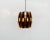 Mid-Century Modern Danish Copper and Black Metal and Prism Pendant Lamp by Werner Schou for Coronell Elektro For Sale - Image 17 of 18