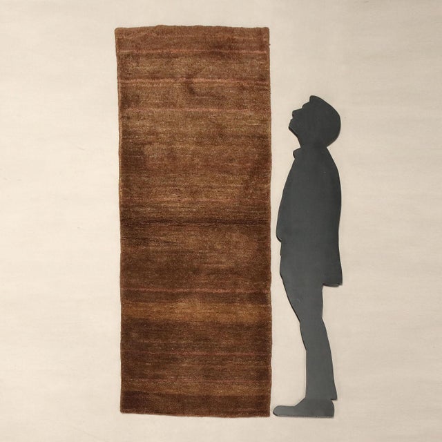 Sartori Burano runner rug, finely knotted and hand-woven. The material is wool. This piece is attributed to the mentioned...