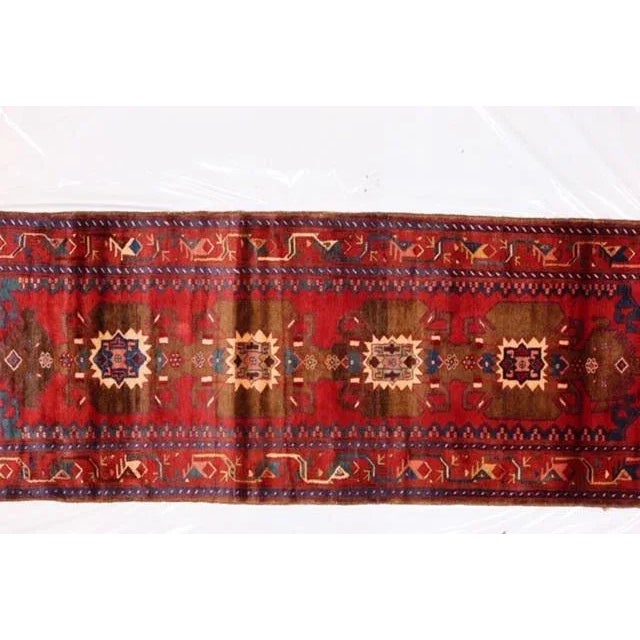 Persian 1970s Vintage Persian Hamadan Rug For Sale - Image 3 of 11