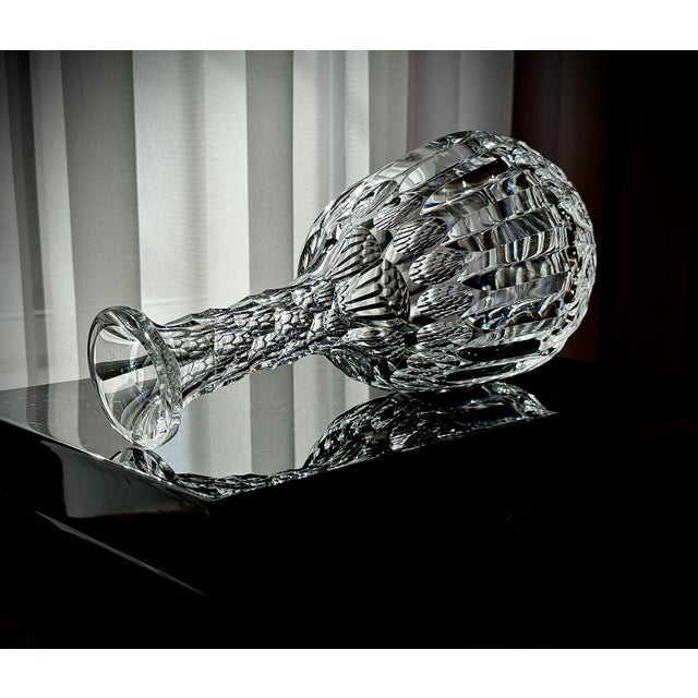 Edwardian Petal-Cut Crystal Sherry Decanter, England, 1905 For Sale - Image 17 of 18