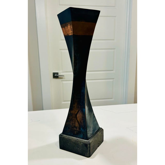 Mid 20th Century Dragon Sculpture Featuring Carved Fossil Walrus Material Figure, Mounted on a Decorative Pedestal Display. For Sale - Image 9 of 10