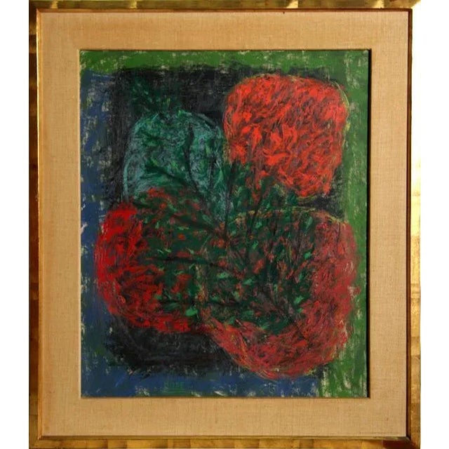 Modern Flower Abstract, Rosie, Painting For Sale - Image 3 of 3