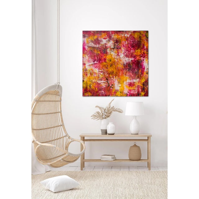 "Don't Look Back" Original Abstract Painting by Lisa Finlayson For Sale - Image 9 of 10