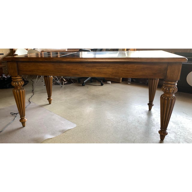 Wood 1980s Hooker Seven Seas Collection Executive Desk For Sale - Image 7 of 17