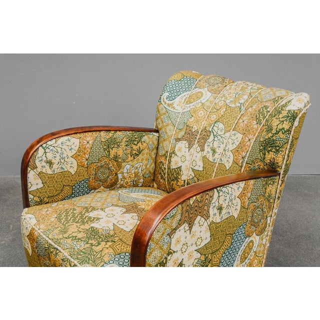 Vintage Art Deco Lounge Chairs in Birch and Pine, 1920s, Set of 2 For Sale - Image 16 of 18