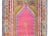 A beautiful early 20th century Turkish Konya Prayer rug with a wonderful color palette including a bright pink center...