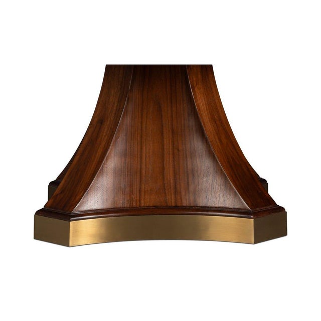 Wood Art Deco Style Walnut Dining Table For Sale - Image 7 of 13