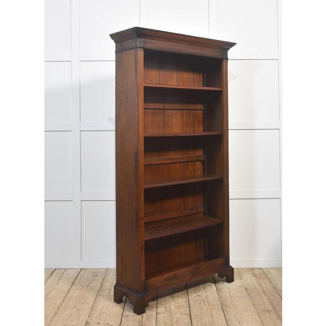 Oak Open Bookcase, 1890s For Sale - Image 5 of 8