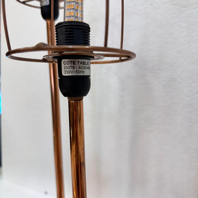 Mid-Century Lamps in Copper, France, 2000s, Set of 3 For Sale - Image 17 of 18