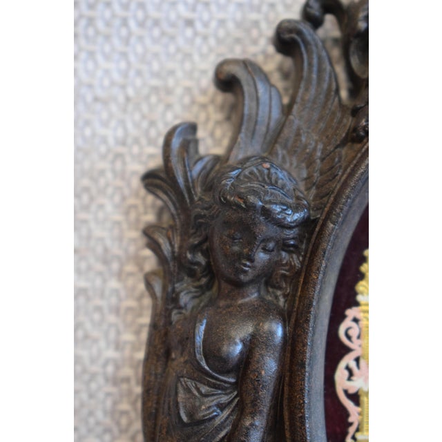 Antique Victorian French Black Photo Frame For Sale - Image 11 of 17