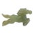 Mid 20th Century Celadon Jade Galloping Horse Figurine For Sale