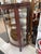 Antique Tiger Oak Curio Cabinet, 4 Shelves, Glass Door, Hand Carved Wood For Sale - Image 4 of 11