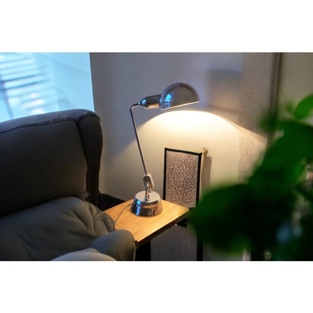 Vintage Model 600 Table Lamp by Charlotte Perriand for Jumo, 1940 For Sale - Image 12 of 13
