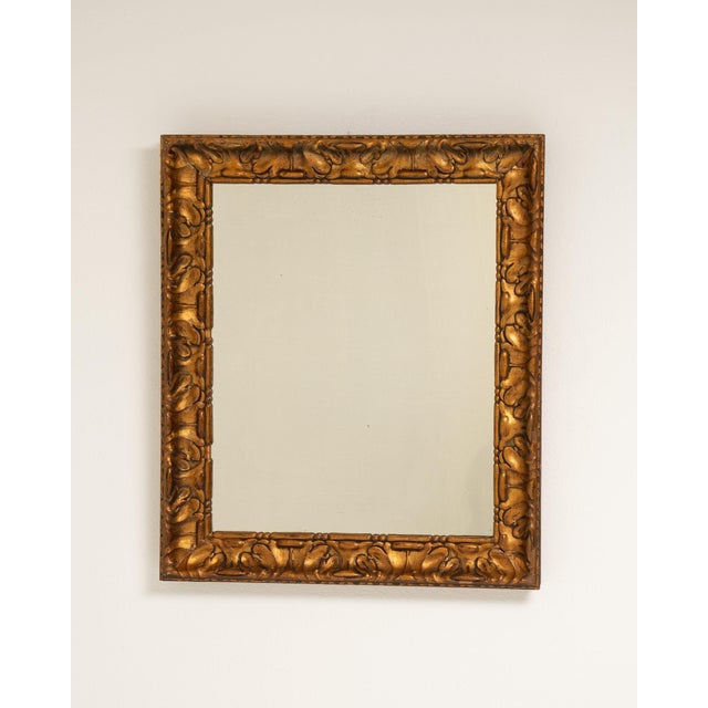 19th Century France Gold Wood Mirror For Sale - Image 4 of 10