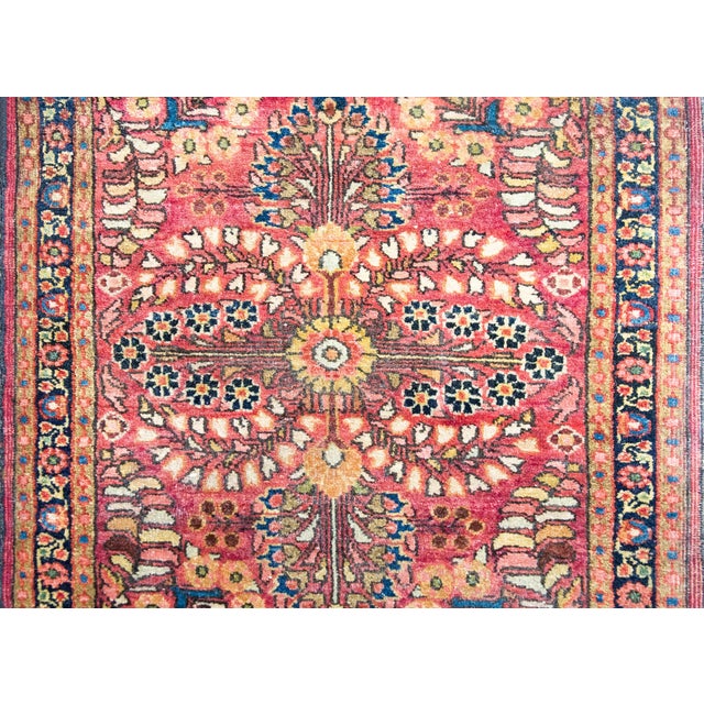 Textile Early 20th Century Persian Sarouk Rug For Sale - Image 7 of 15