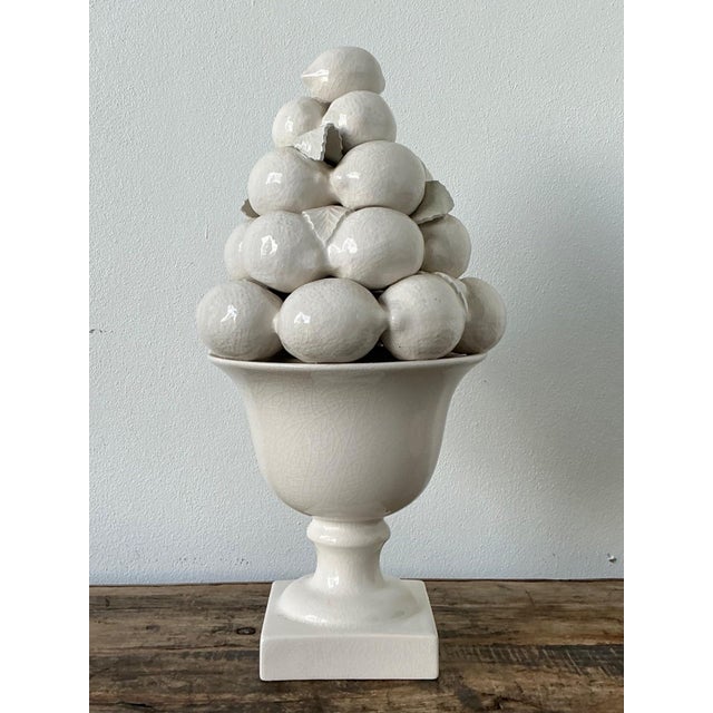 Vintage Ceramic Lemon Topiary For Sale - Image 9 of 16