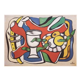 1948 After Fernand Léger, "Still Life With a White Vase" First Edition Period Offset Lithograph For Sale