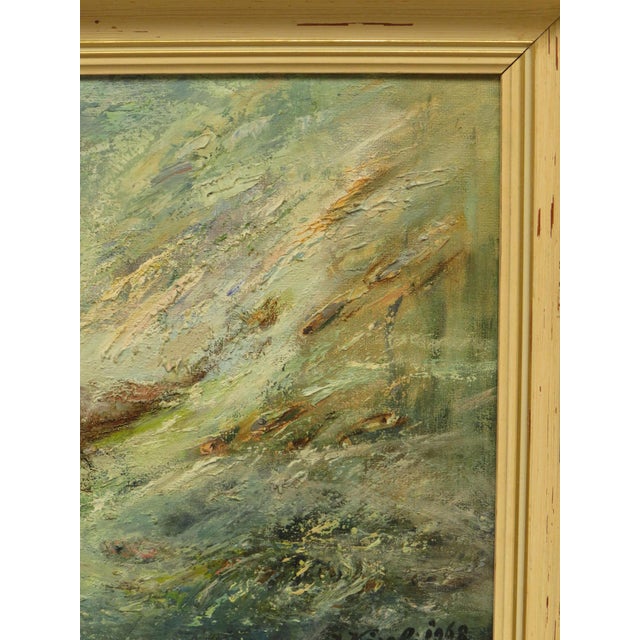 Karolyi, Fish, 1968, Oil on Board, Framed For Sale - Image 3 of 14