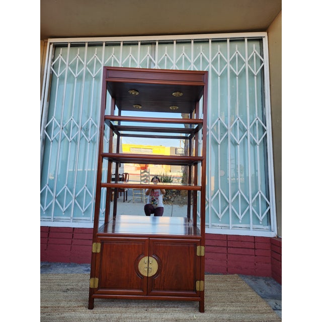 1970's Rosewood Display Cabinet For Sale - Image 11 of 12