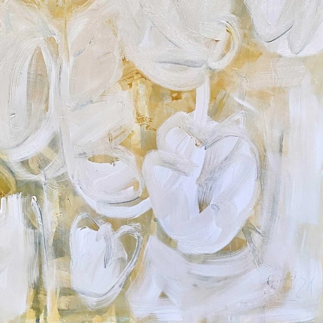 Contemporary Abstract Oil and Acrylic on Canvas Painting "Helen’s Hope No2" by Paul Landauer For Sale - Image 4 of 5