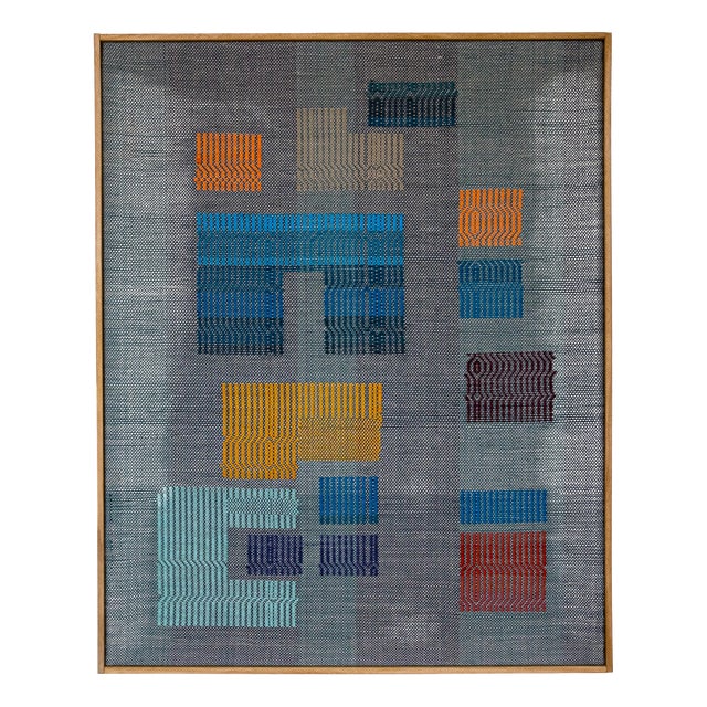 Spigolatura 94 Handwoven Wall Art by Susanna Costantini For Sale