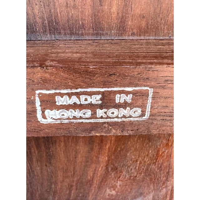 Brown Late 20th Century Asian Rosewood Bench or Low Table For Sale - Image 8 of 10