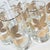 Mid 20th Century Mid Century 22kt Gold Leaf Tumblers- Set of Eight For Sale - Image 5 of 12