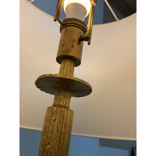 Gold Barbara Barry for Visual Comfort Lotus Floor Lamp, Gold For Sale - Image 8 of 12
