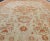 Antique Turkish Floral Oushak Rug in Cream, Rust Red, Orange and Green For Sale - Image 4 of 12