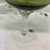 Mid-Century Modern Vintage Sasaki Hand Blown Avocado Green Champagne Goblets - Set of 8 For Sale - Image 3 of 4