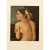 A stunning rare vintage First Edition photogravure of oil painting "The Bather" (1807) by Jean-Auguste-Dominique Ingres....
