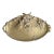 19th Century French Art Nouveau Cast Bronze Tray With Birds and Cherries For Sale