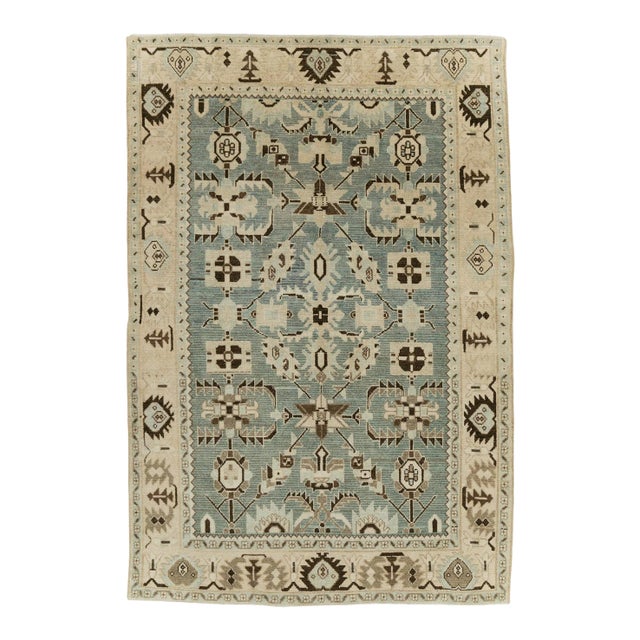 Galerie Shabab Collection Mid-20th Century Persian Malayer Accent Rug For Sale