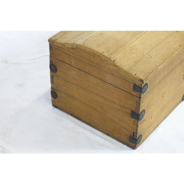 Antique All Wood Chest (33" x 18" x 15") Unique & hand-made, European hope chest. Composed of Beech Tree Wood with Metal...
